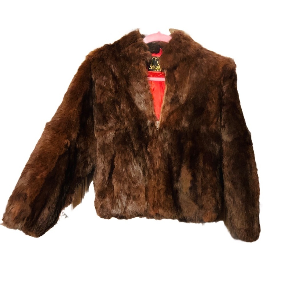 Vintage Rich Brown Teddy Jacket